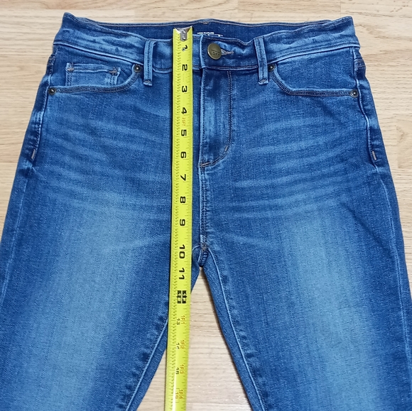 Anne Taylor Loft high rise skinny ankle jeans.  EUC. - Picture 7 of 8
